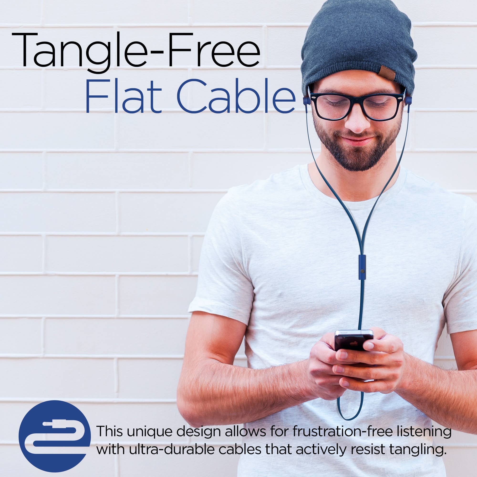 HyperGear Low Ryder Earphones with Mic 3.5mm.