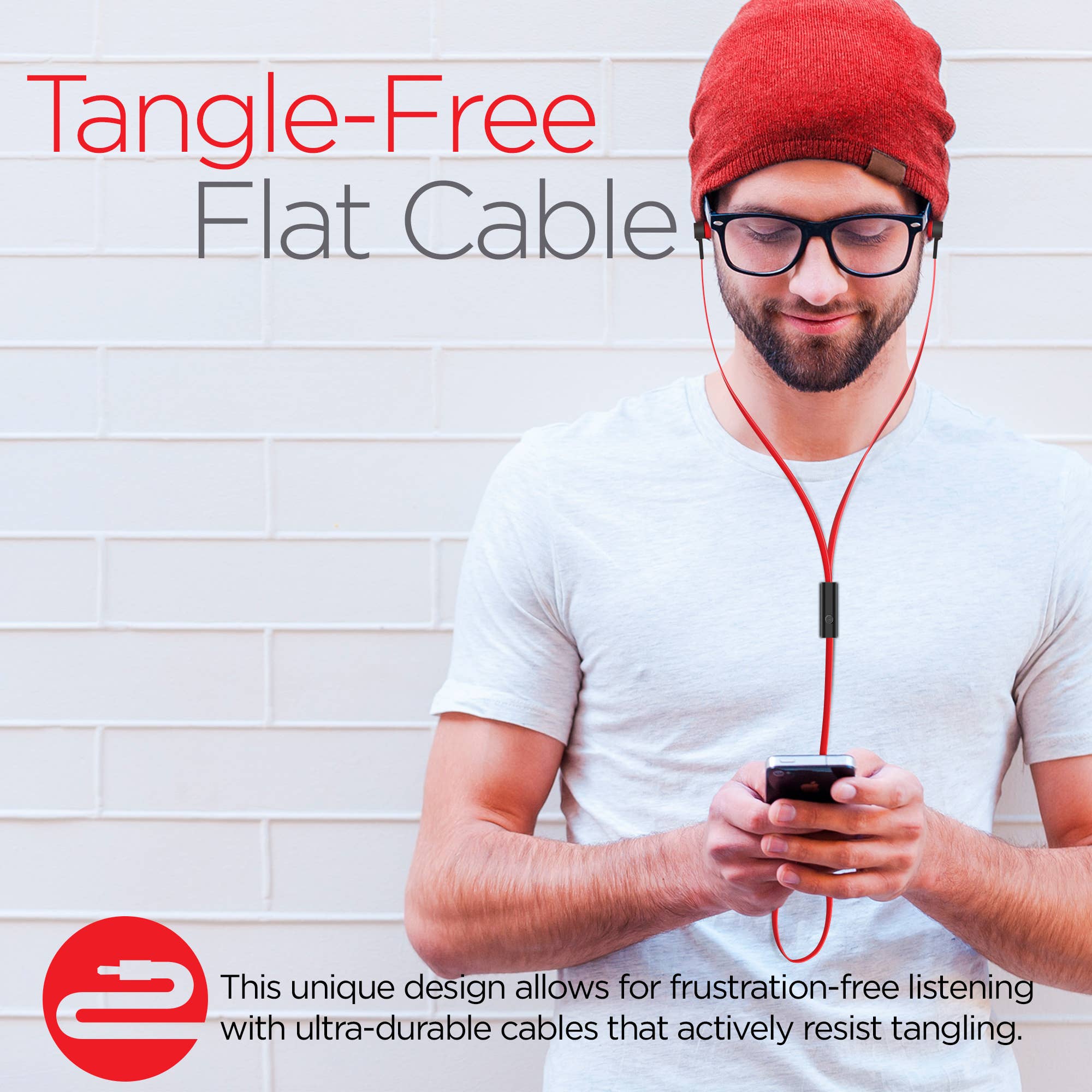 HyperGear Low Ryder Earphones with Mic 3.5mm.