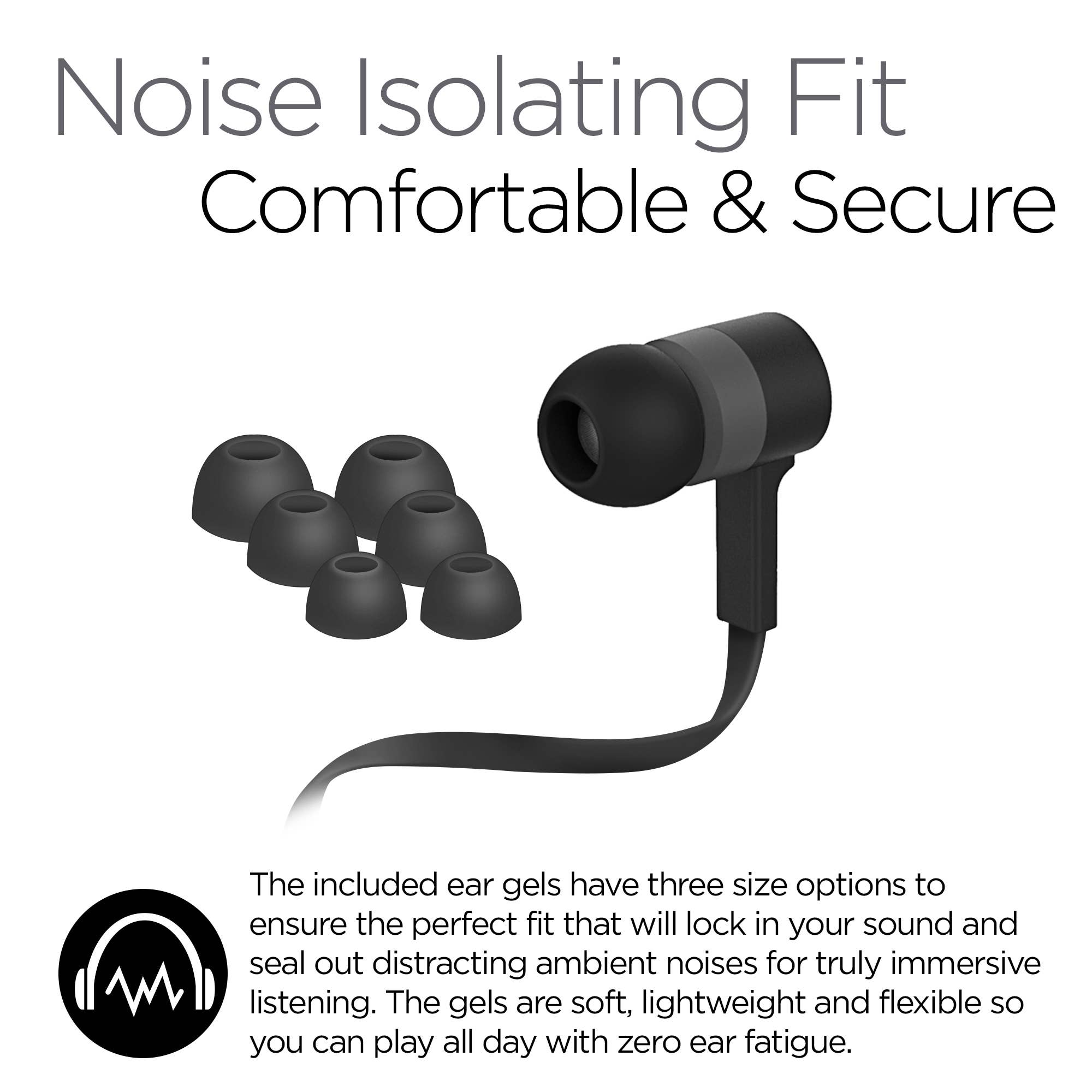 HyperGear Low Ryder Earphones with Mic 3.5mm.