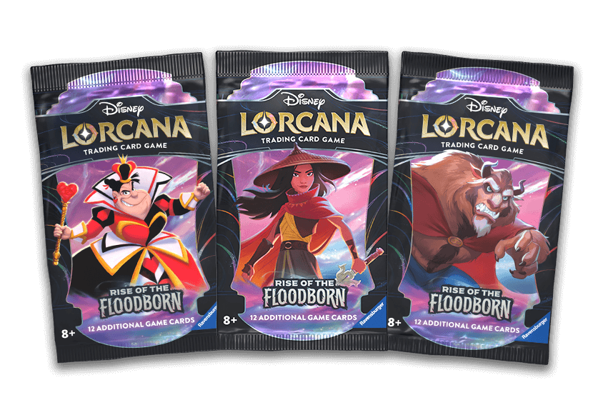 Purple Anime Disney Lorcana Booster pack -  rise of the Floodborn