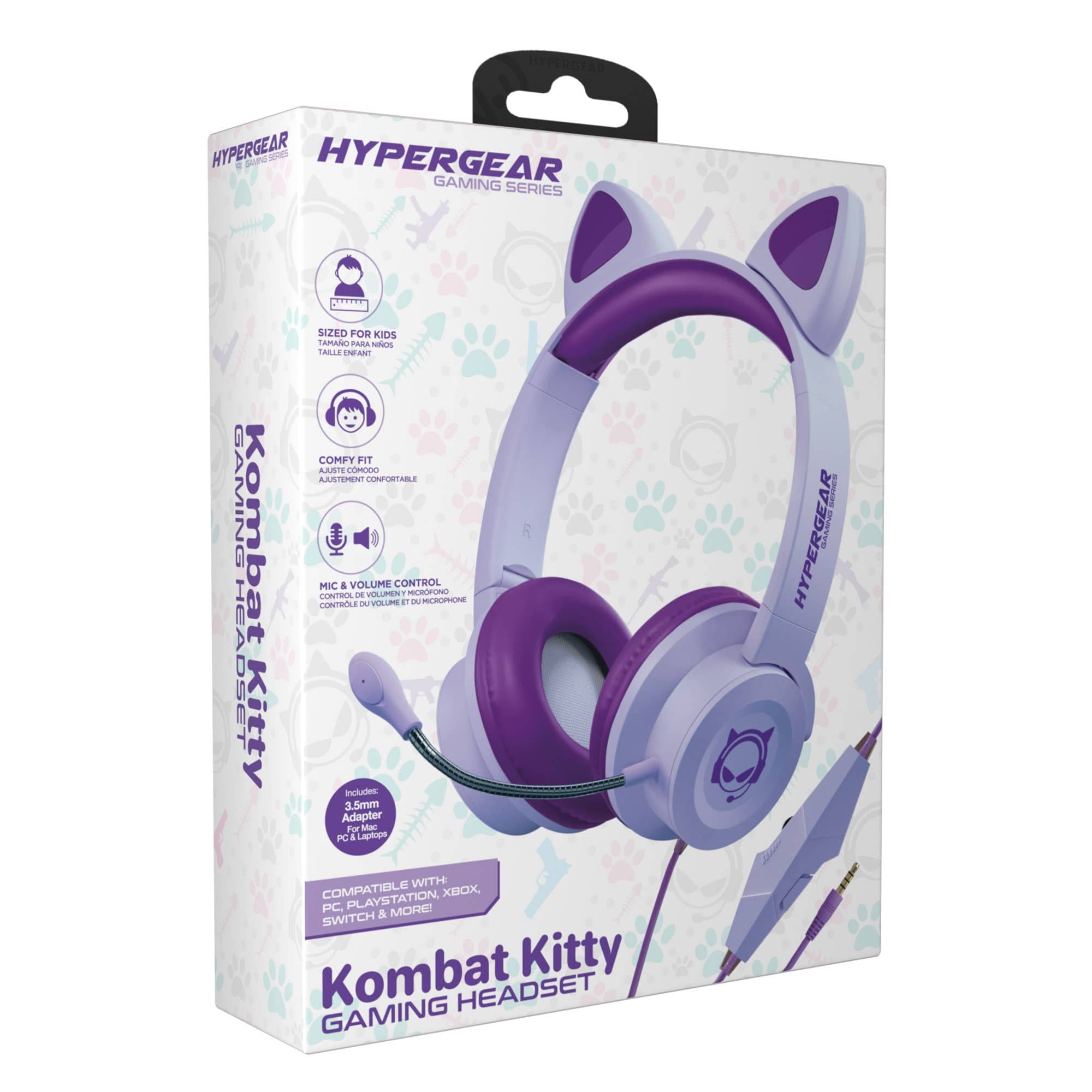 JupiterGear Home headset HyperGear Kombat Kitty Gaming Headset