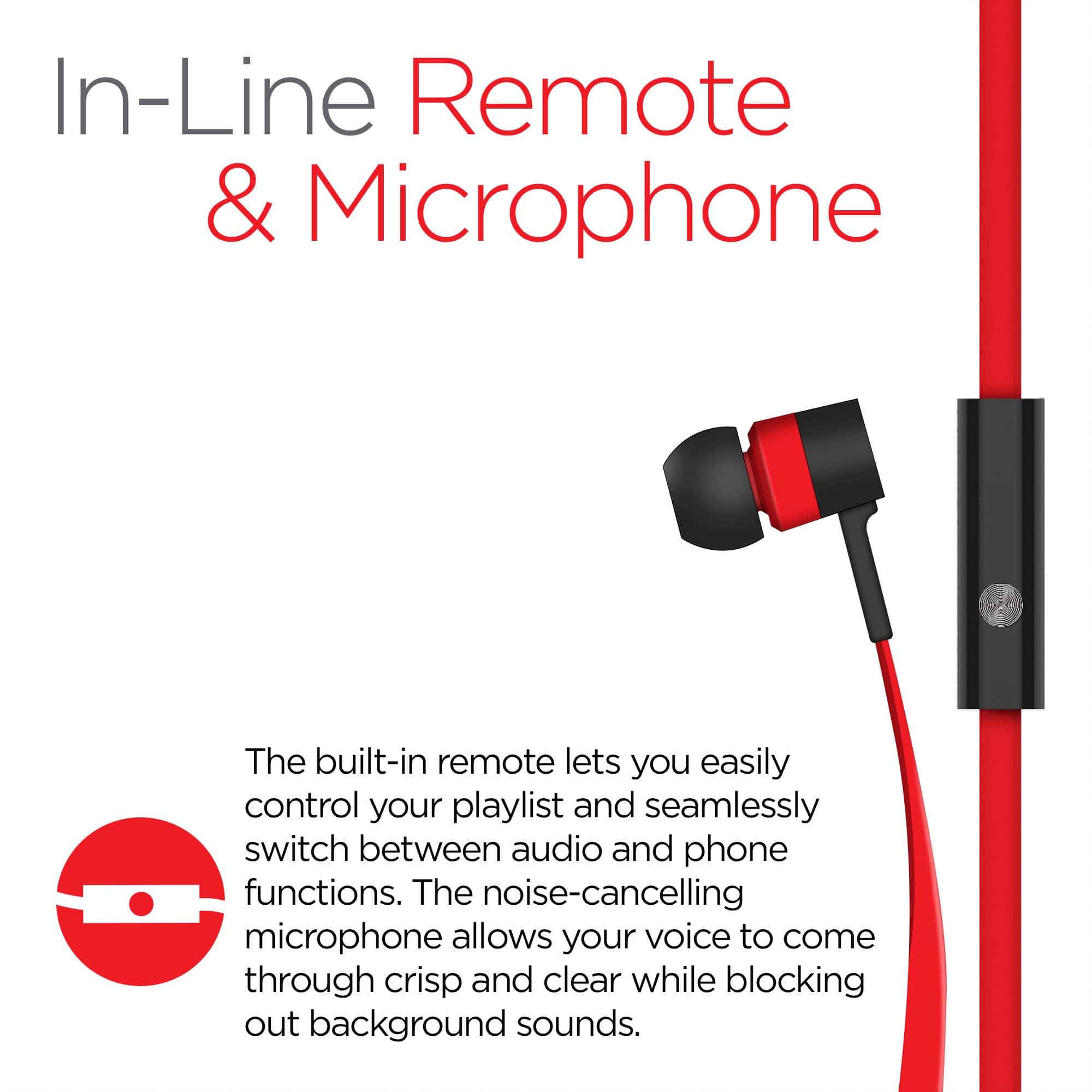 JupiterGear Home HyperGear Low Ryder Earphones with Mic 3.5mm