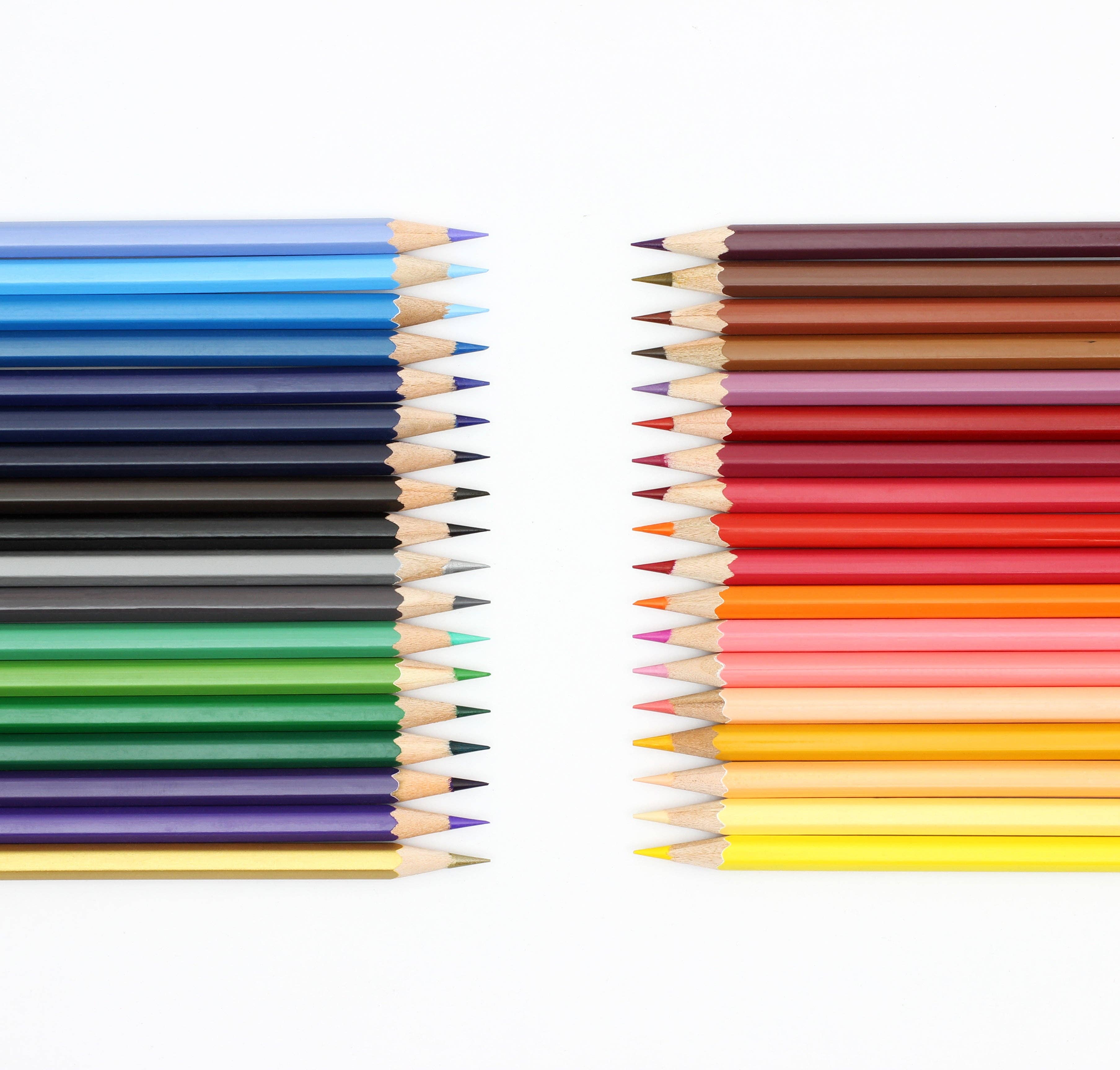 Liquidraw 36 Adult Colouring Pencils, Premium Art Coloured Drawing Pencils for Adults and Professionals.