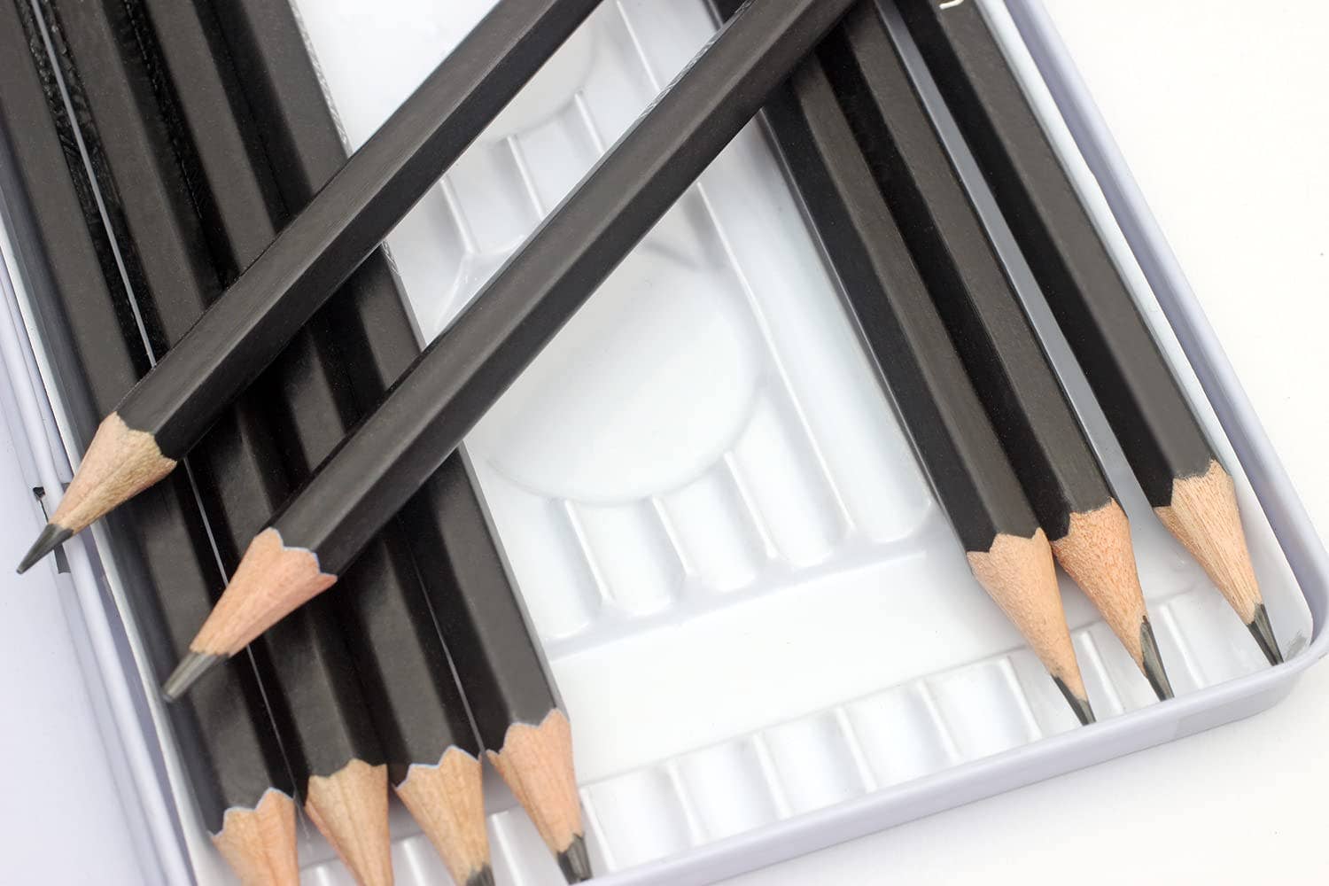 Liquidraw Drawing Pencils Set of 12, Graded Pencils For Artists, Sketching, Art, Sketch (8B-2H) Graphite Hard & Soft Pencil Set.