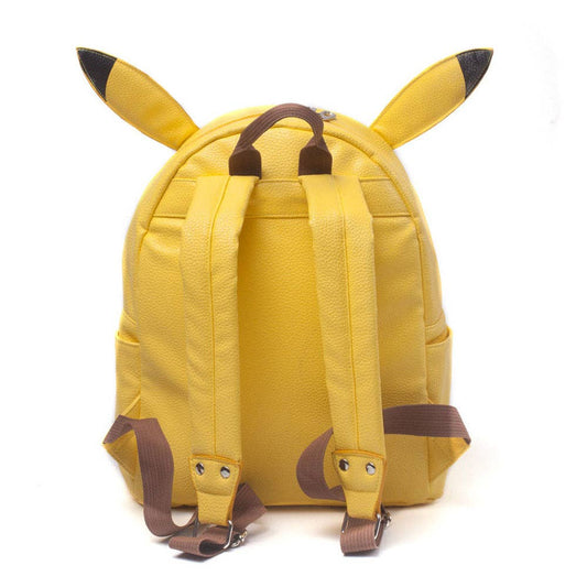 POKEMON Pikachu Shaped Backpack with Ears, Female, Yellow (B.