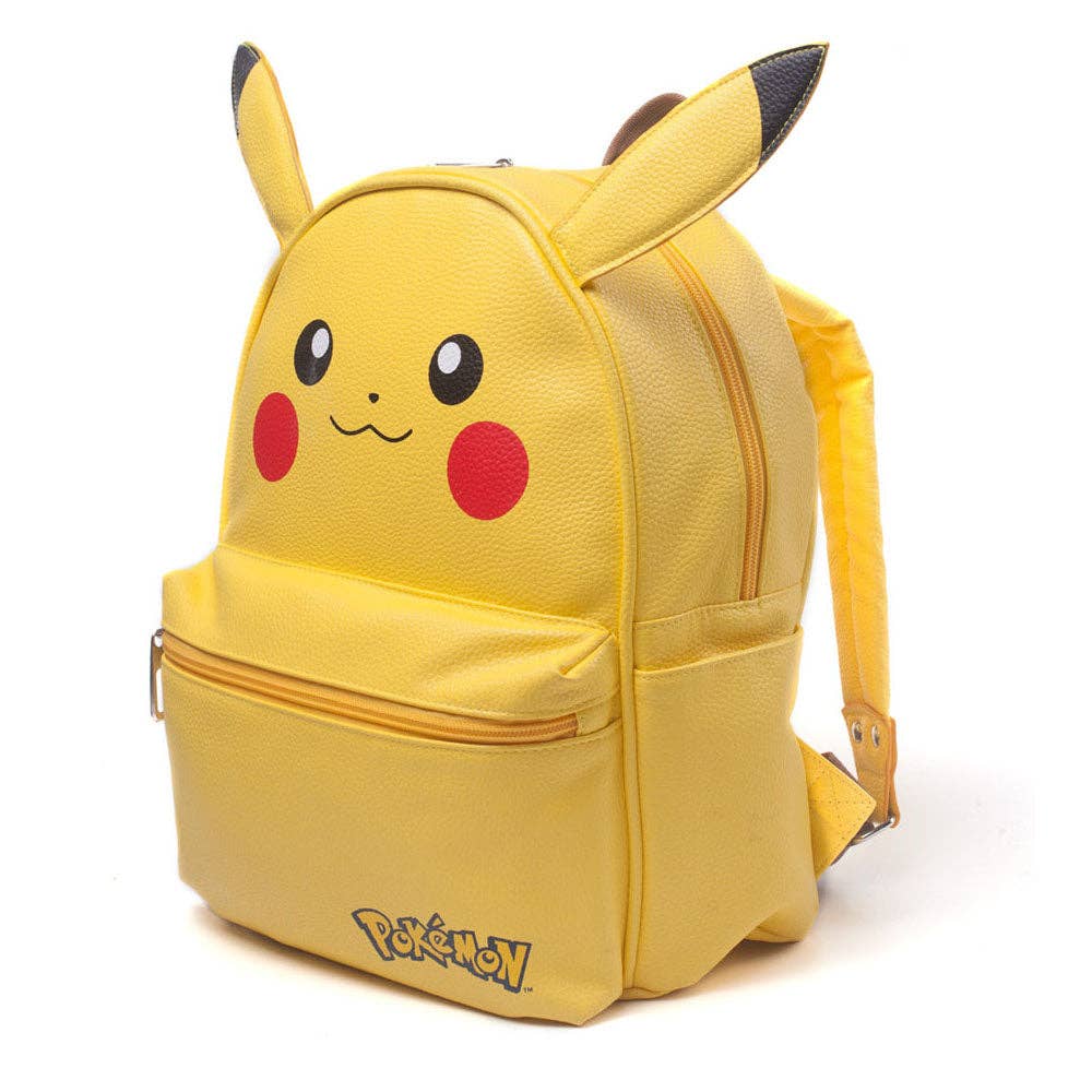 POKEMON Pikachu Shaped Backpack with Ears, Female, Yellow (B.
