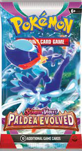 Purple Anime Pokémon Scarlet and Violet Paldea Evolved Booster Pack