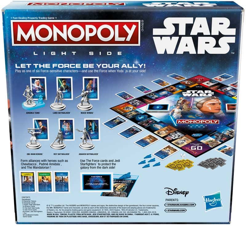 Purple Anime MONOPOLY STAR WARS LIGHT SIDE