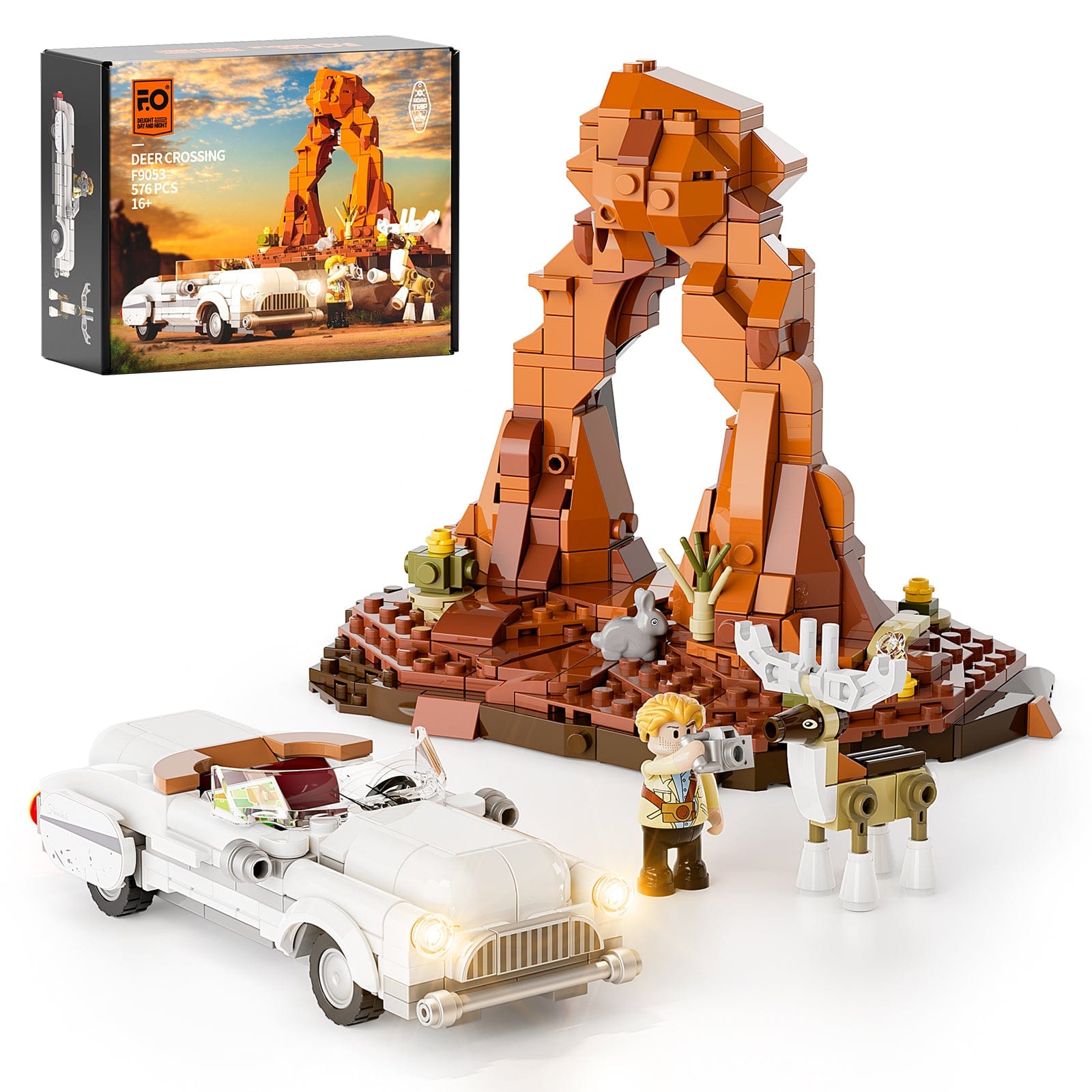 LUMIBRICKS - FUNWHOLE Deer Crossing F9053 X004D455BT