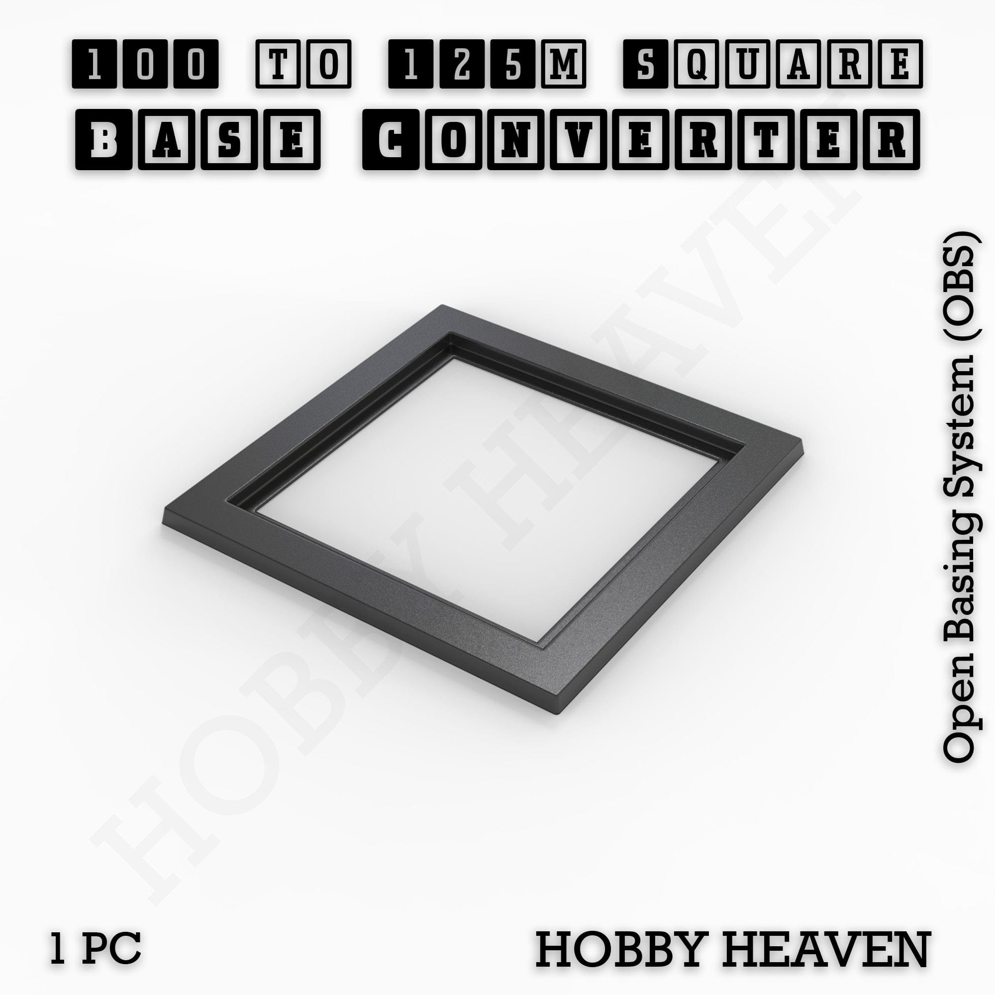 Base Square to Square Bases Size Converters 3d Print Full Range