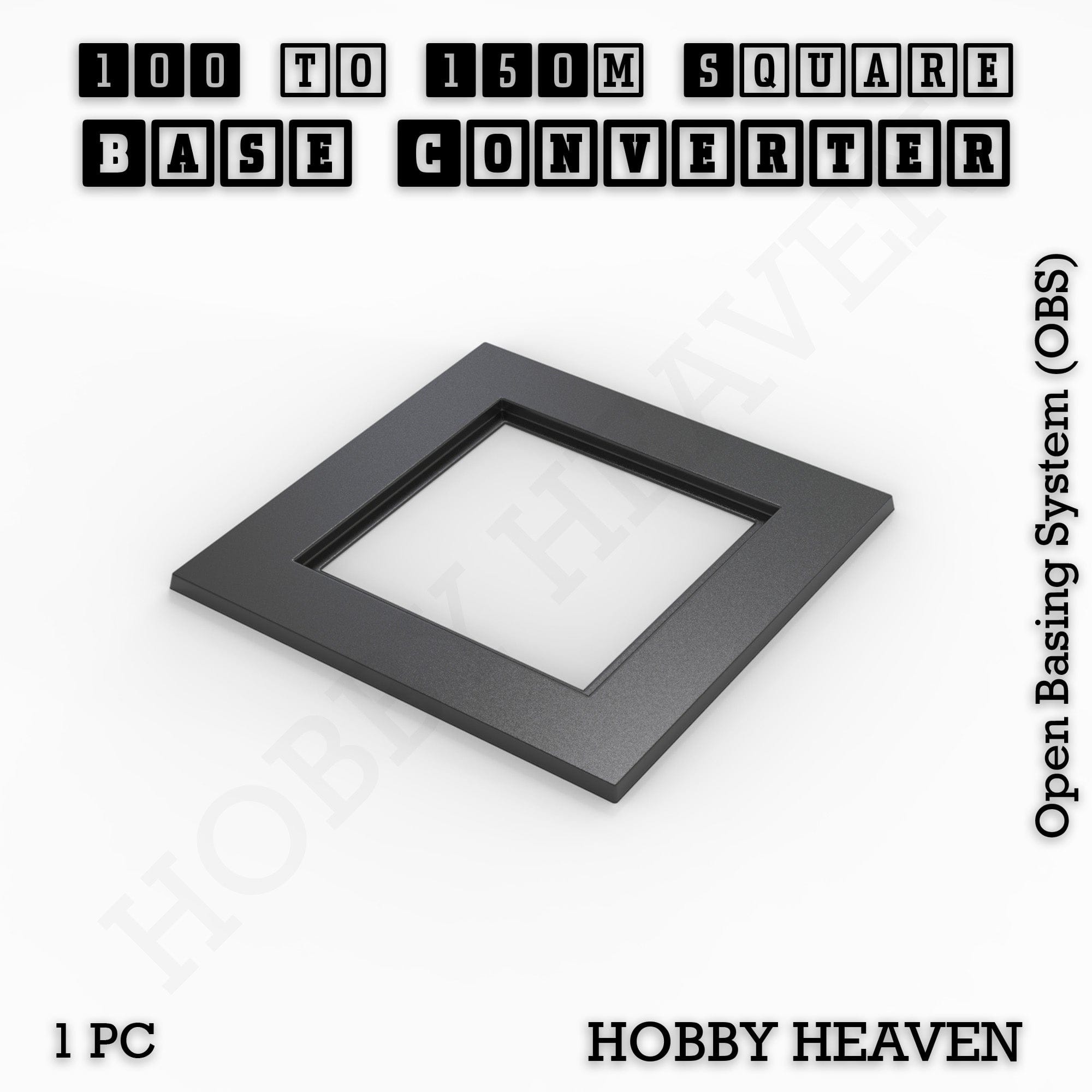Base Square to Square Bases Size Converters 3d Print Full Range