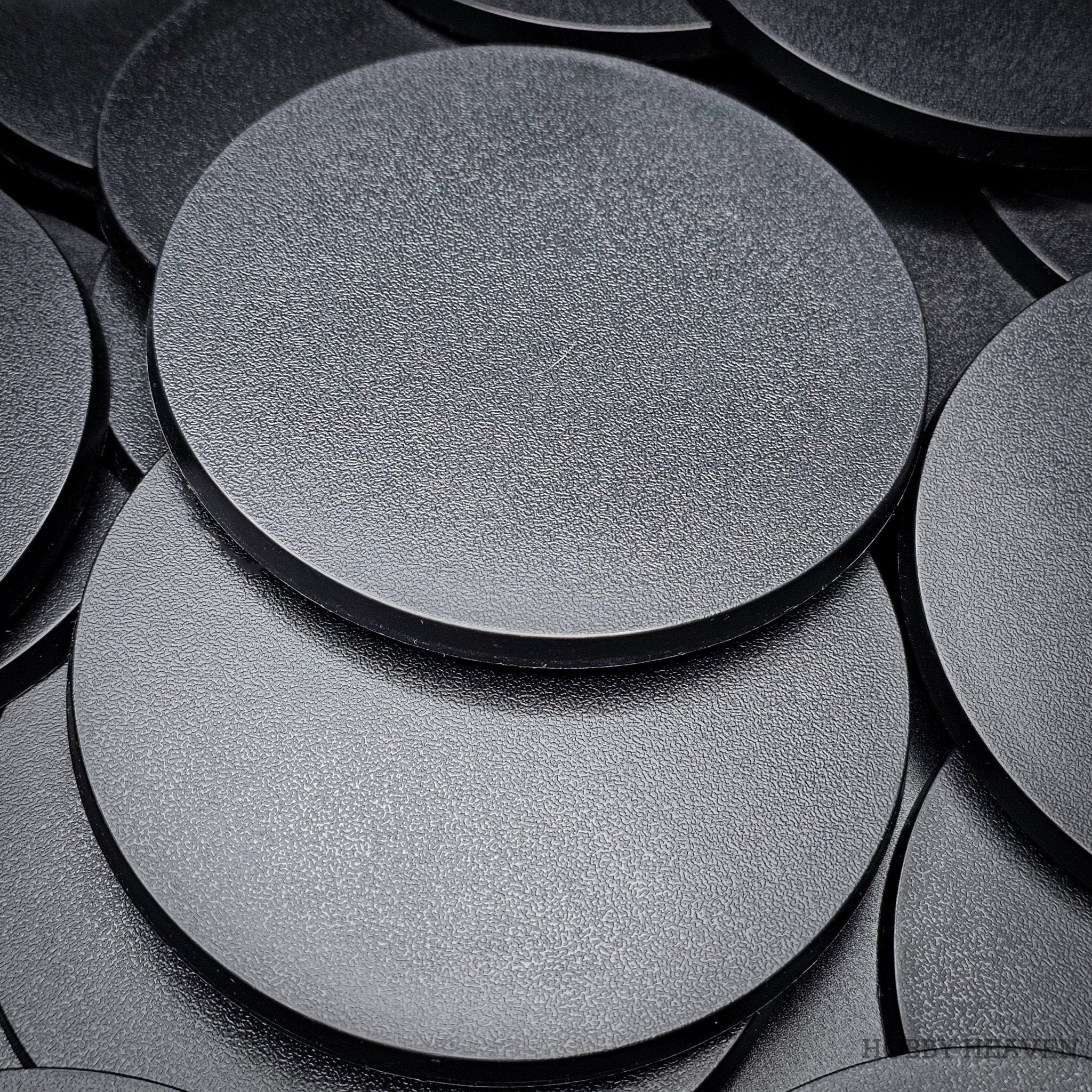 Base 100mm Round Plain Plastic Bases