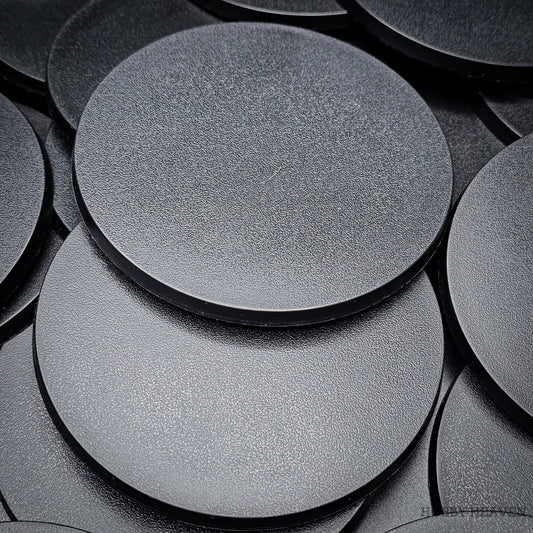 Base 100mm Round Plain Plastic Bases