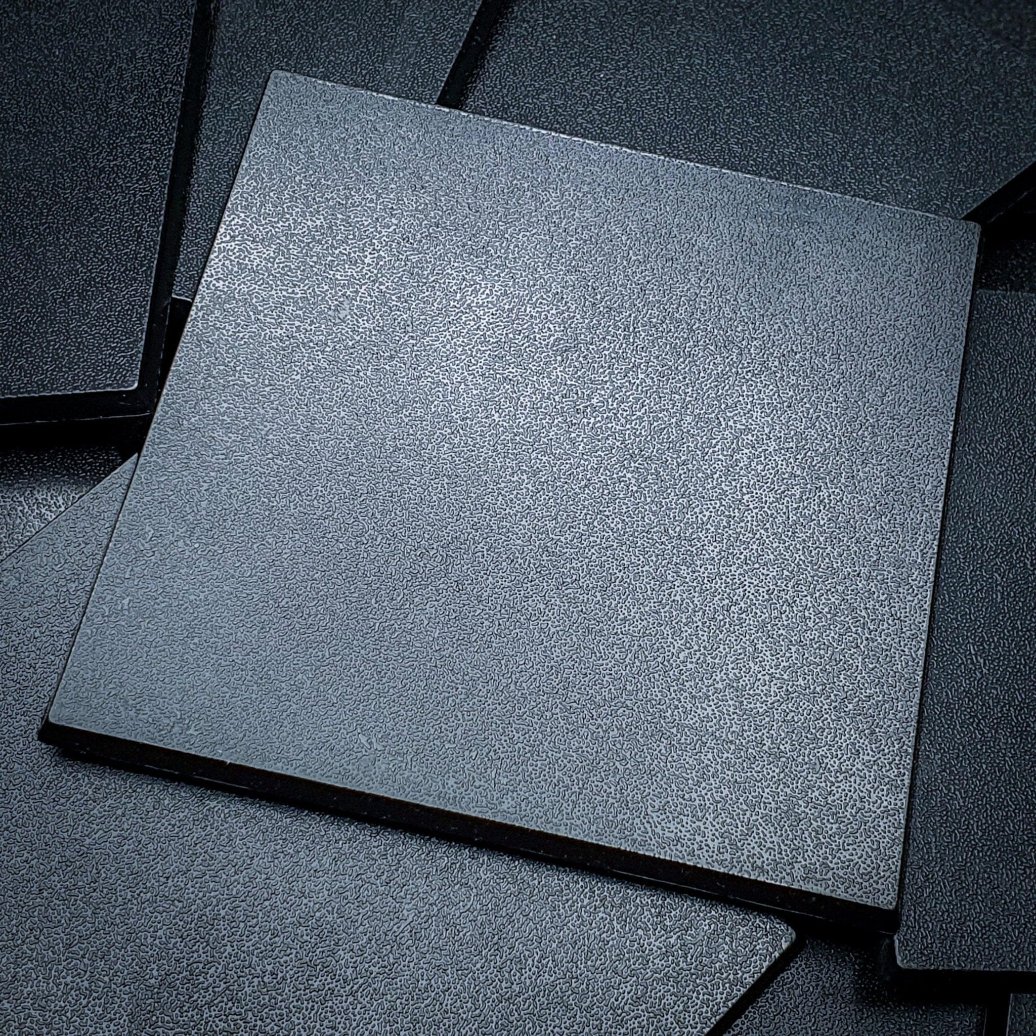 Base 100mm Square Plain Plastic Bases