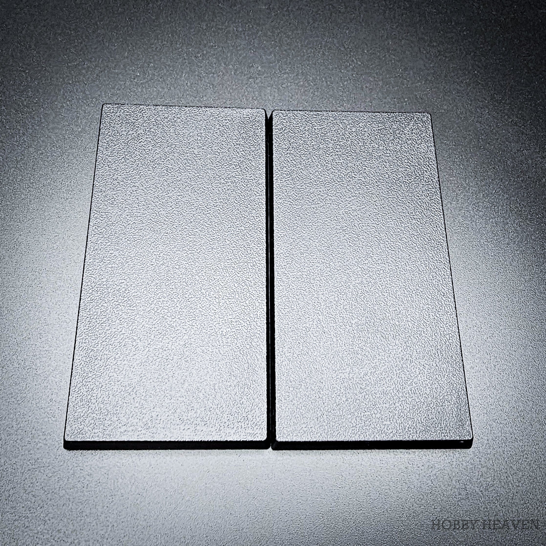Base 2 100x50mm | 50x100mm Rectangular Plain Plastic Bases | Versatile Miniature Stands 5065013213514
