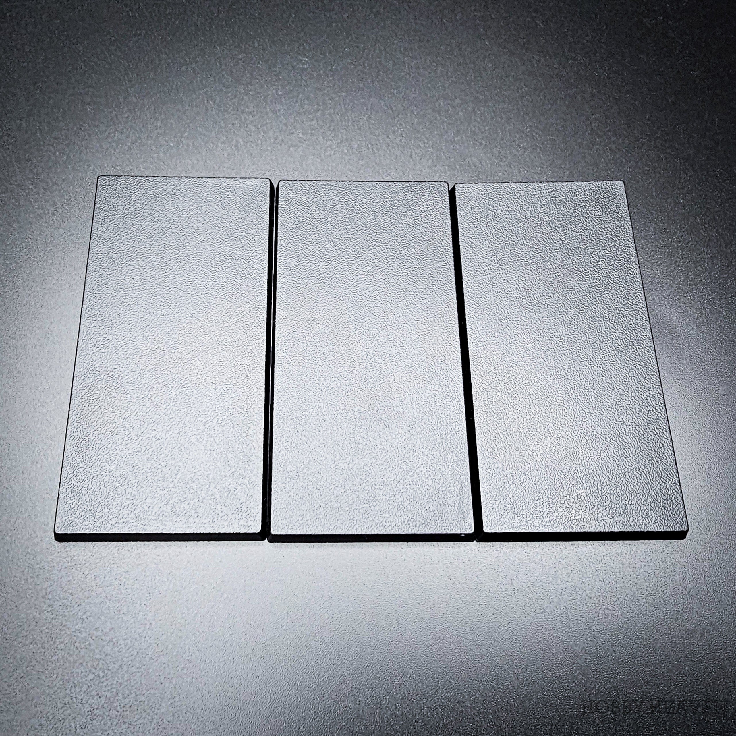 Base 3 100x50mm | 50x100mm Rectangular Plain Plastic Bases | Versatile Miniature Stands 5065013213521