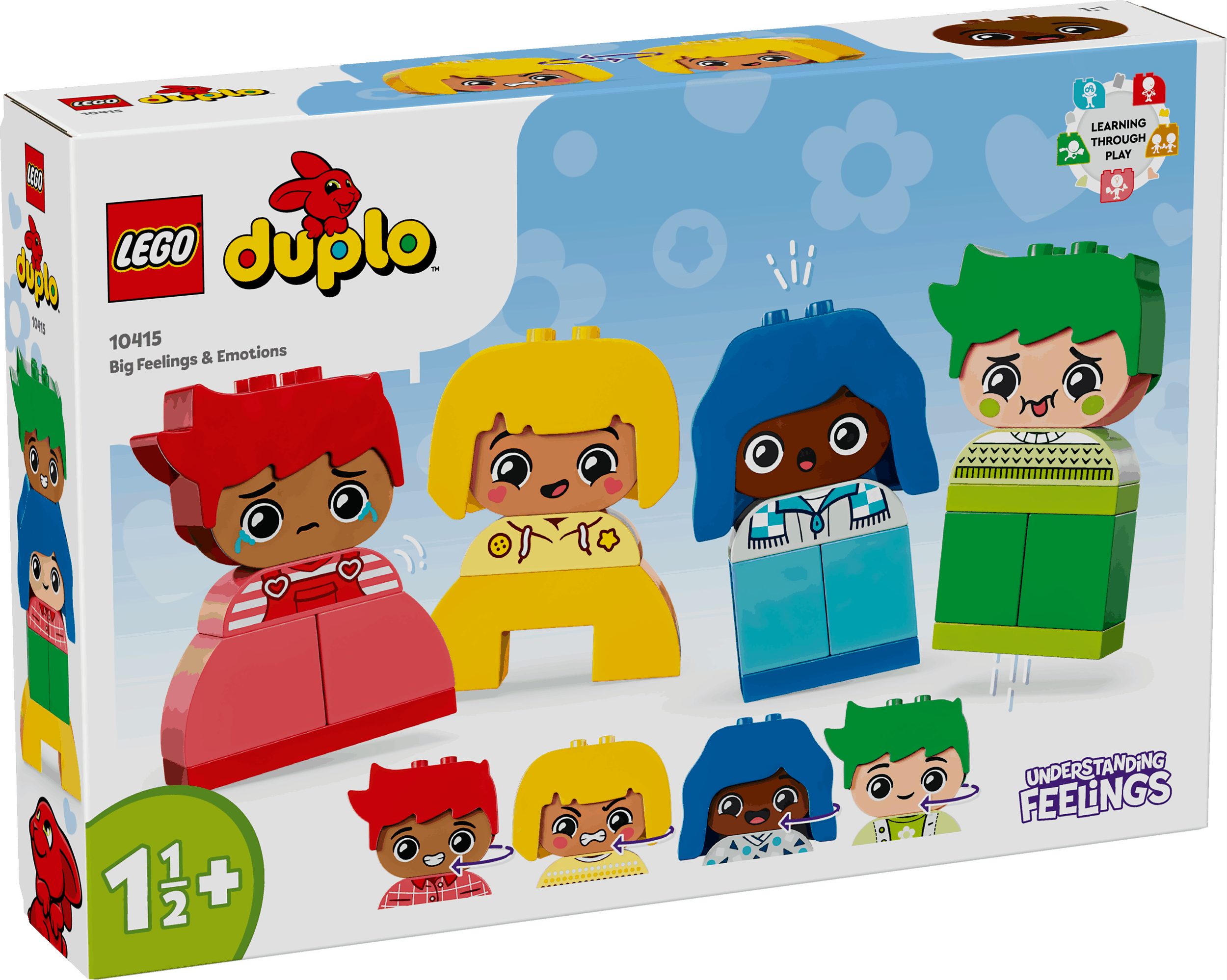 Toys & Games > Toys > Construction Toys > Interlocking Blocks > LEGO > LEGO Duplo Lego Duplo 10415 My First Big Feelings & Emotions for Ages 18M and Up 673419388757
