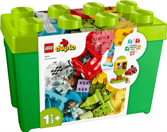 Toys & Games > Toys > Construction Toys > Interlocking Blocks > LEGO > LEGO Duplo Lego Duplo 10914 Deluxe Brick Box for Children Ages 18 Months and Up 5702016617757