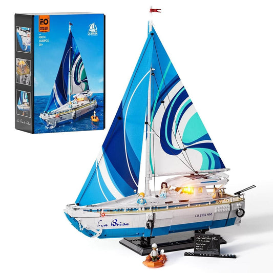 LUMIBRICKS - FUNWHOLE The Sailboat: La Brisa F9074 X004LDKPAD