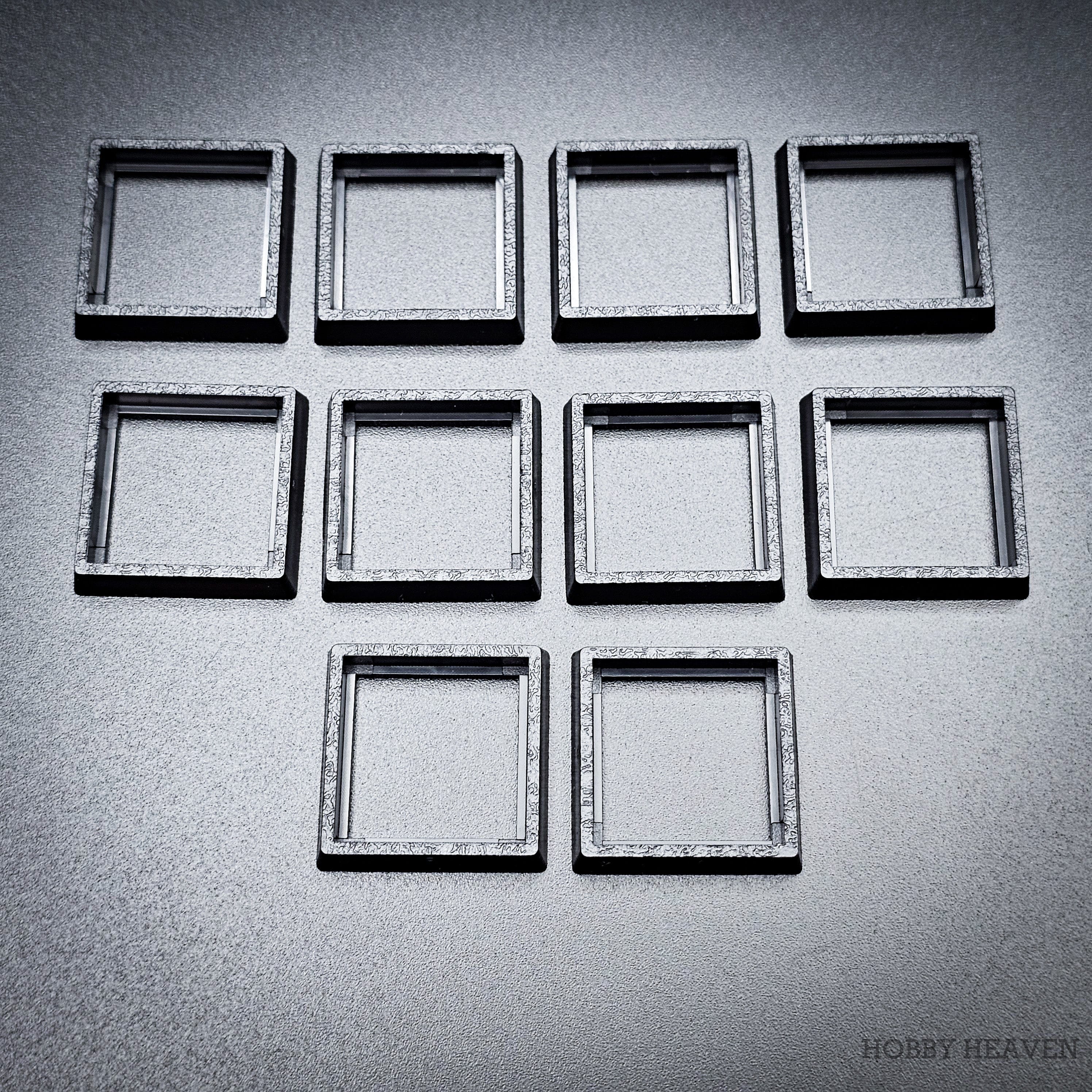 Base 10 20mm to 25mm Square Base Converter for Wargaming Miniatures | Hobby Heaven 5061001182183
