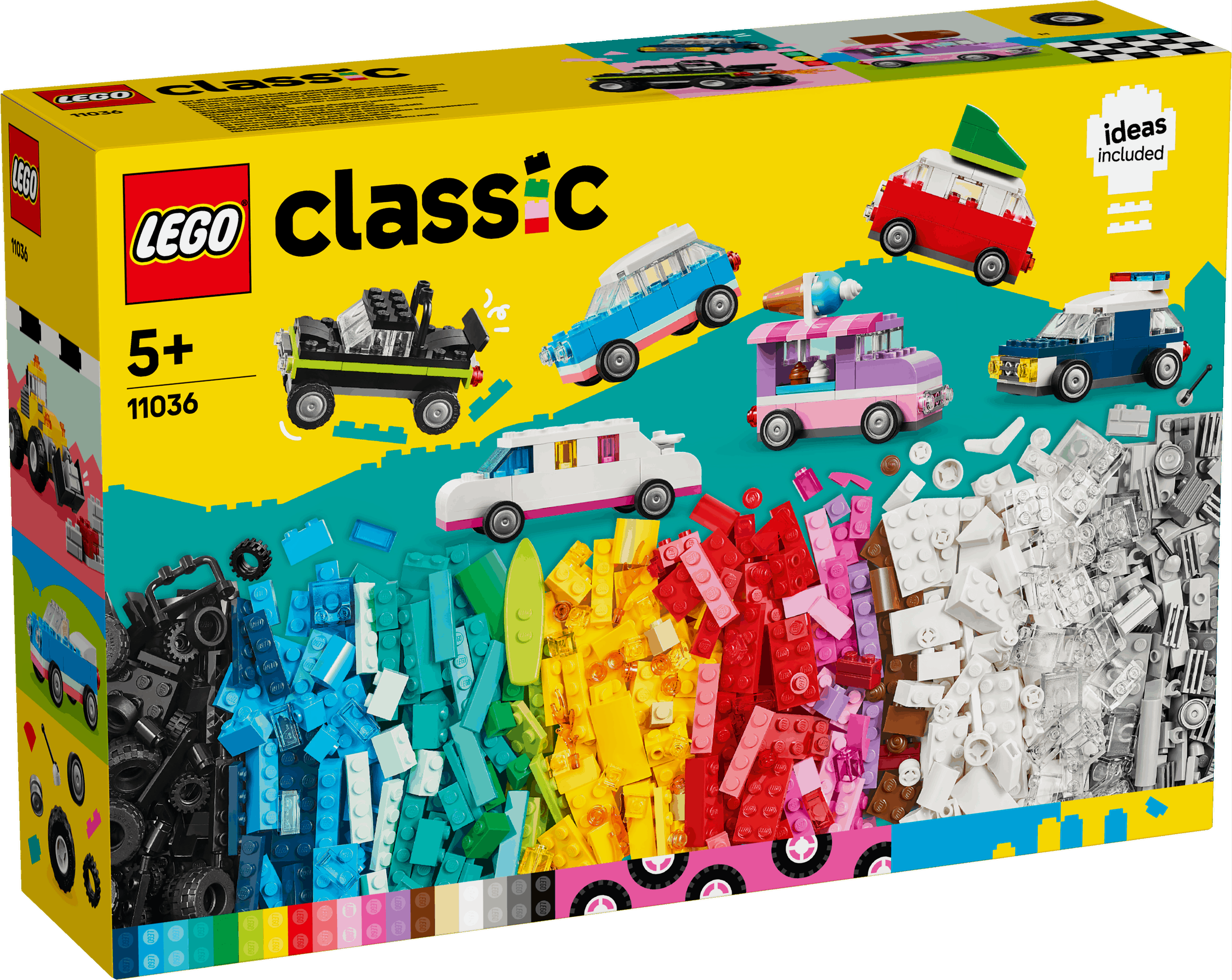 Toys & Games > Toys > Construction Toys > Interlocking Blocks > LEGO > LEGO Classic Lego Classic 11036 Creative Vehicles Building Toy for Ages 4 and Up 673419388184