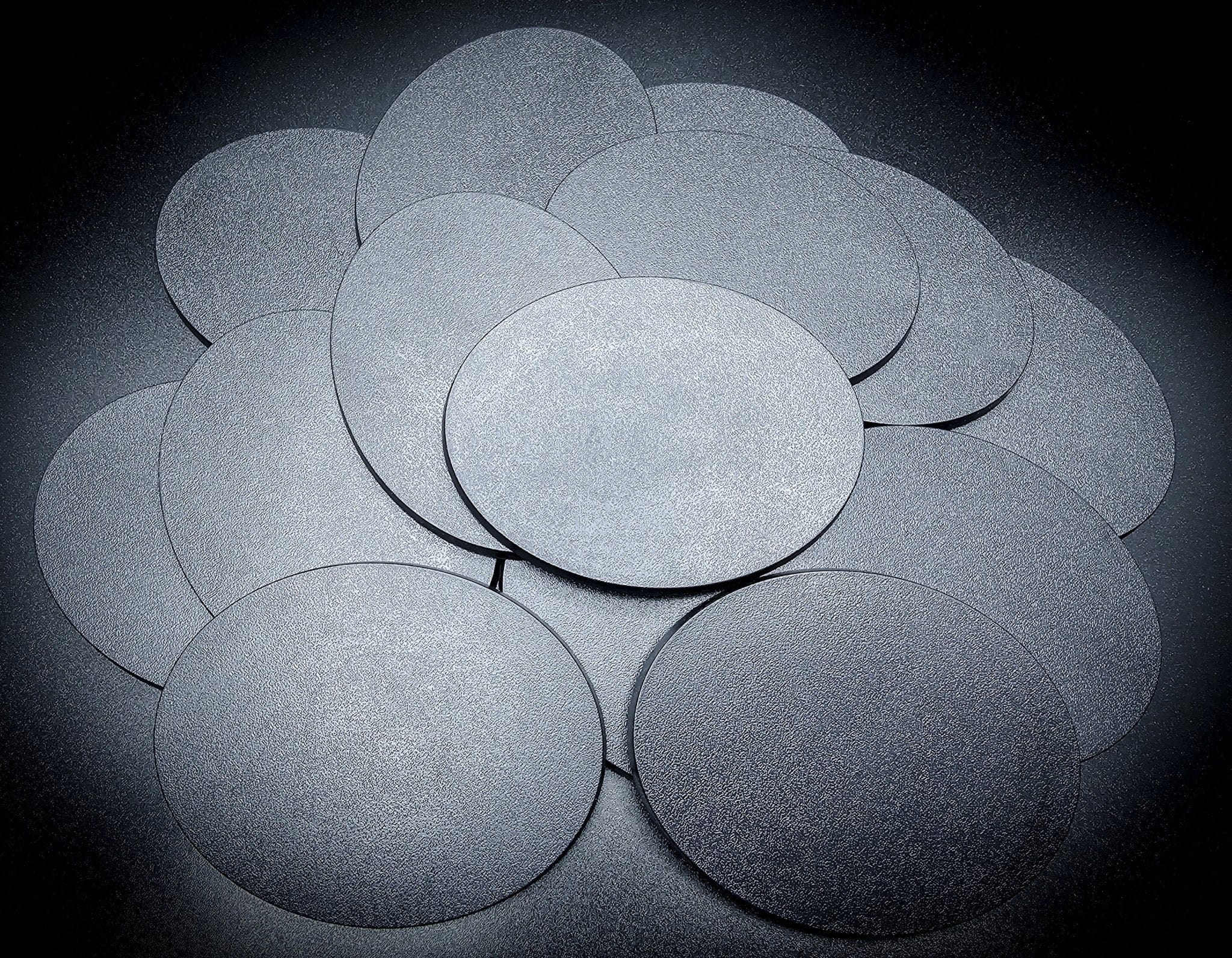 Base 120x92mm Oval Plain Plastic Base