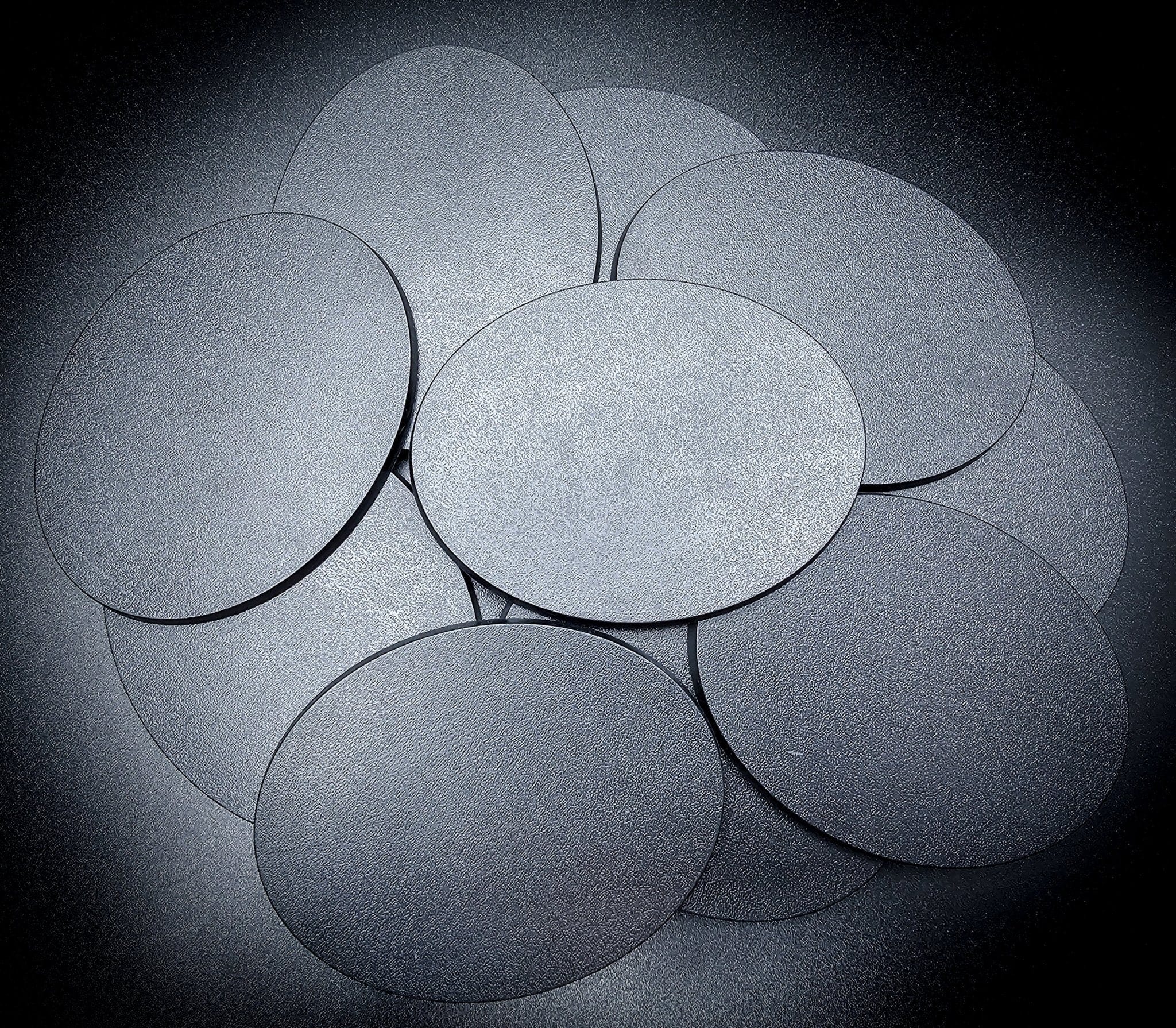 Base 120x92mm Oval Plain Plastic Base
