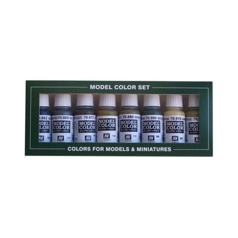 Paint Vallejo Model Color Set - Panzer Colours (x8) 8429551701082