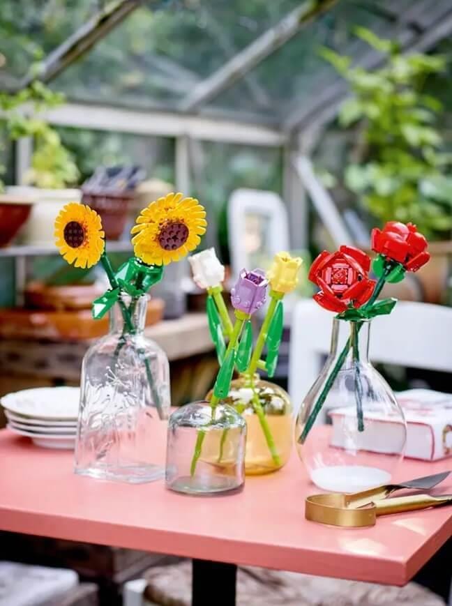 Toys & Games > Toys > Construction Toys > Interlocking Blocks > LEGO > LEGO Flowers Lego Botanicals 40524 Sunflowers Buildable Toy Gift for Ages 8 and Up 5702017165646