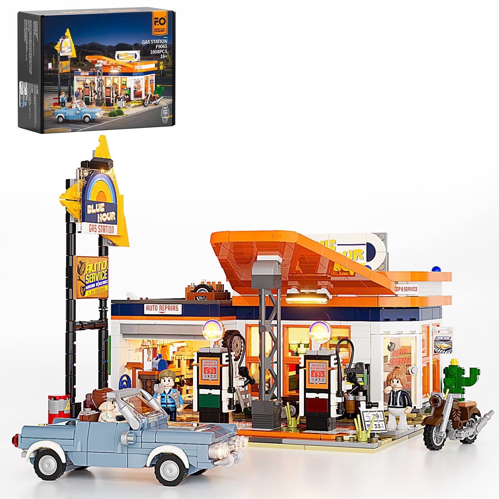 LUMIBRICKS - FUNWHOLE Gas Station F9065 X0028Y45VT