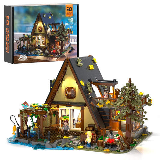 LUMIBRICKS - FUNWHOLE A-Frame Cabin F9013 X003Q80B7V