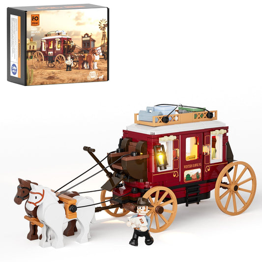 LUMIBRICKS - FUNWHOLE Western Stagecoach F9052 X0024GKEOD