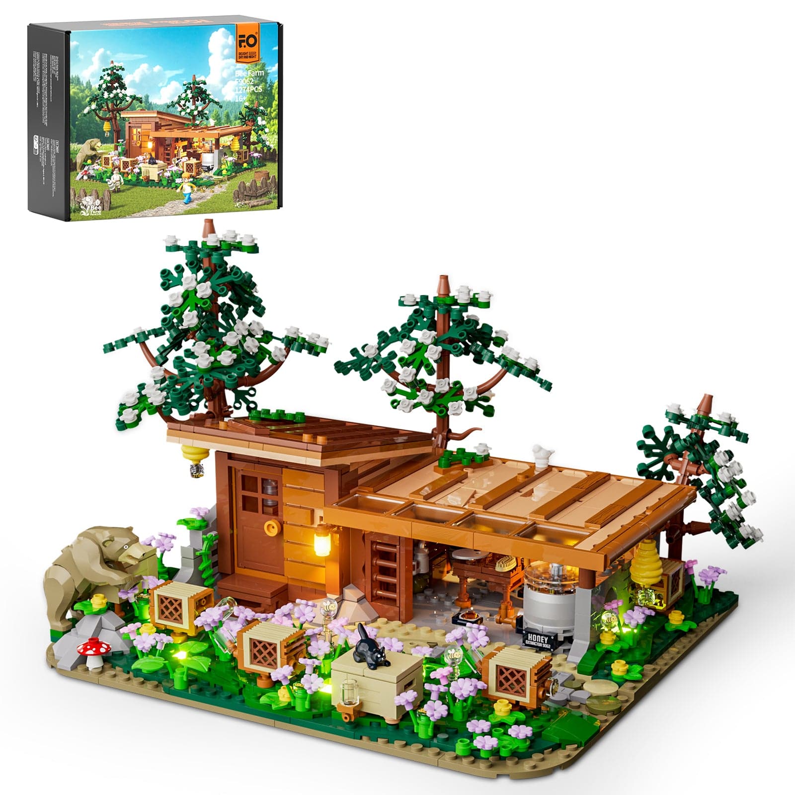 LUMIBRICKS - FUNWHOLE Bee Farm F9062 X0026HIETR