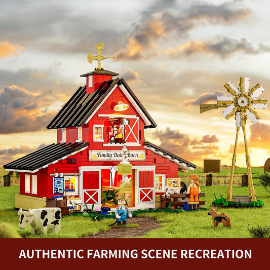 LUMIBRICKS - FUNWHOLE Cow Barn F9037 X004ATF8B9