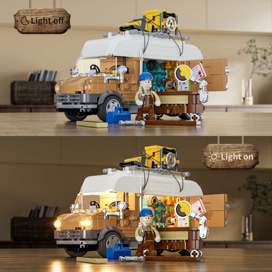 LUMIBRICKS - FUNWHOLE Carpentry Van F9030 X00452QH2F