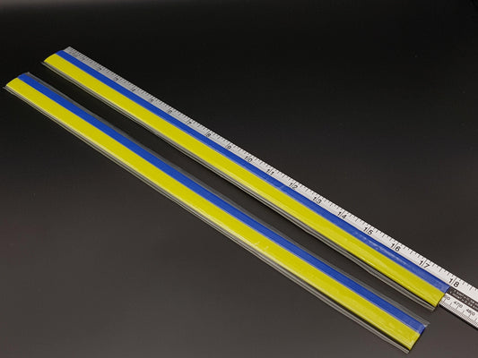 Putty 36" (2x18" tapes) 93cm Long Kneadatite Blue/Yellow Green Stuff Epoxy Putty
