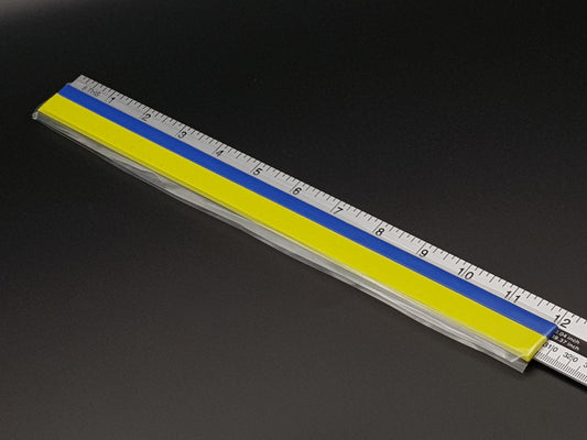 Putty 12" /30cm Tape Kneadatite Blue/Yellow Green Stuff Epoxy Putty