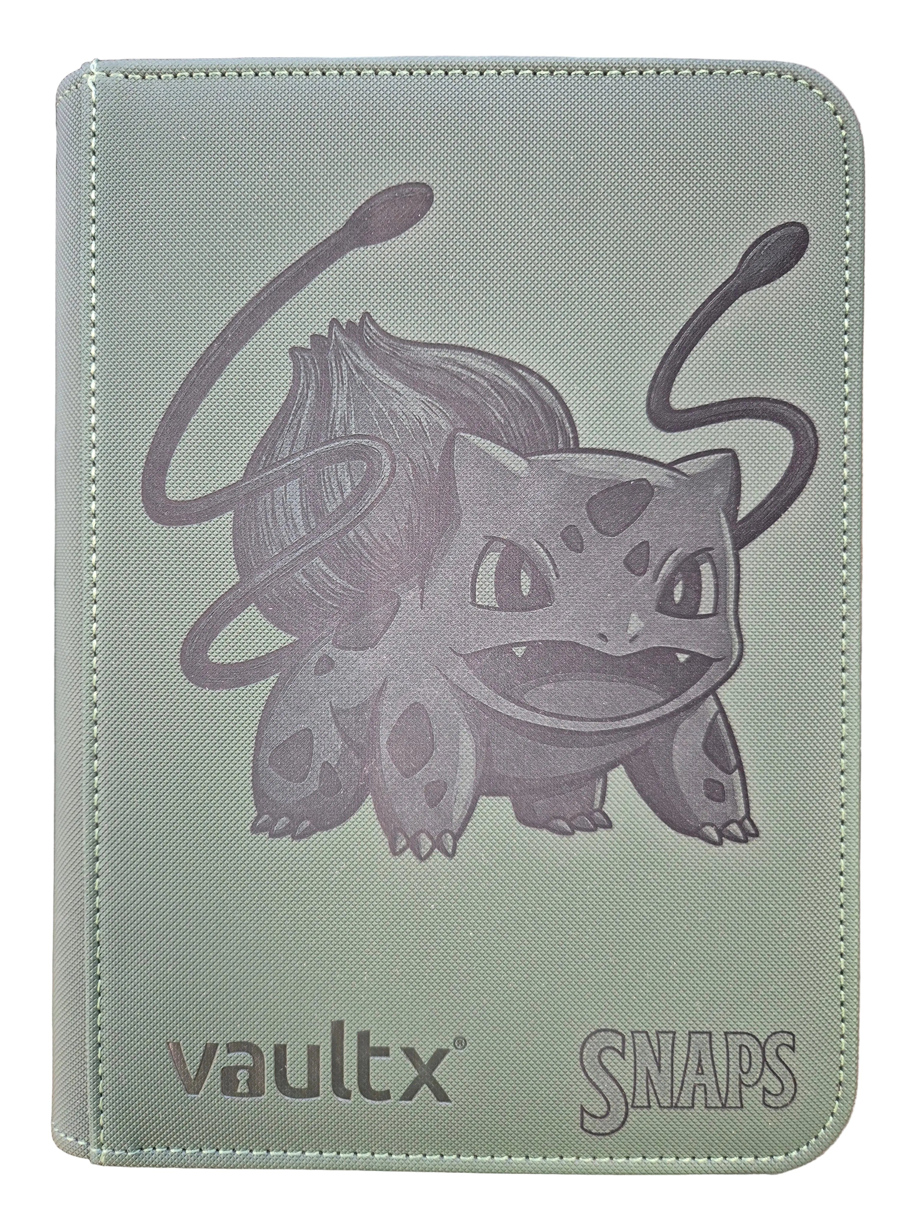 Bulbasaur Custom Vault X 4-Pocket Exo-Tec Zip Binder 5060570200335