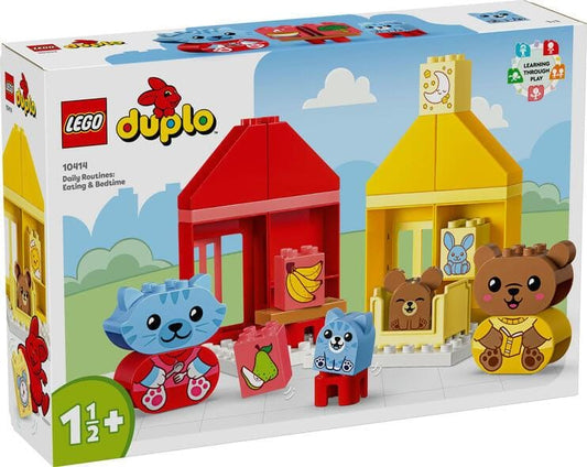 Toys & Games > Toys > Construction Toys > Interlocking Blocks > LEGO > LEGO Duplo Lego Duplo 10414 My First Daily Routines: Eating & Bedtime for Ages 18M+ 673419388344