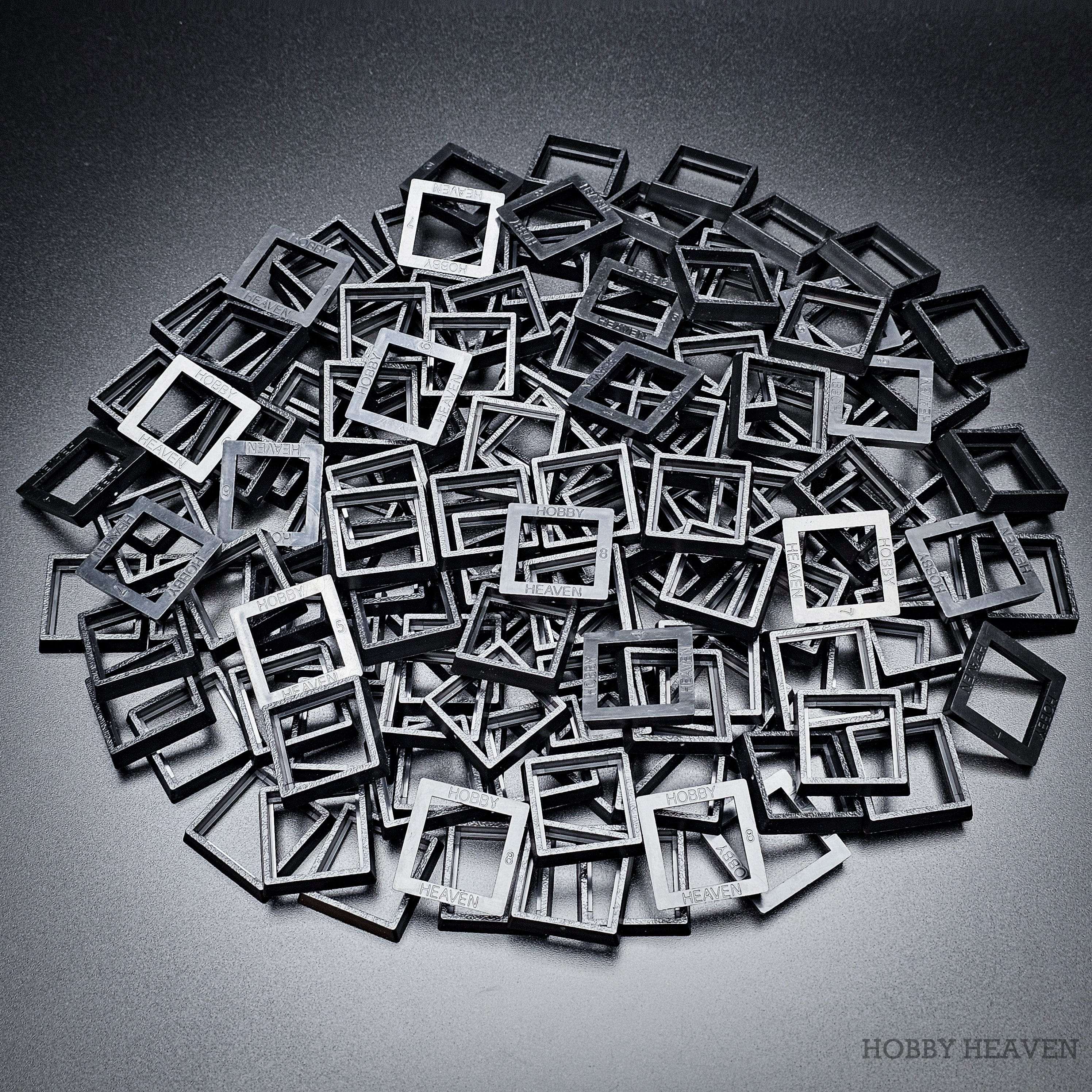 Base 20mm to 25mm Square Base Converter for Wargaming Miniatures | Hobby Heaven
