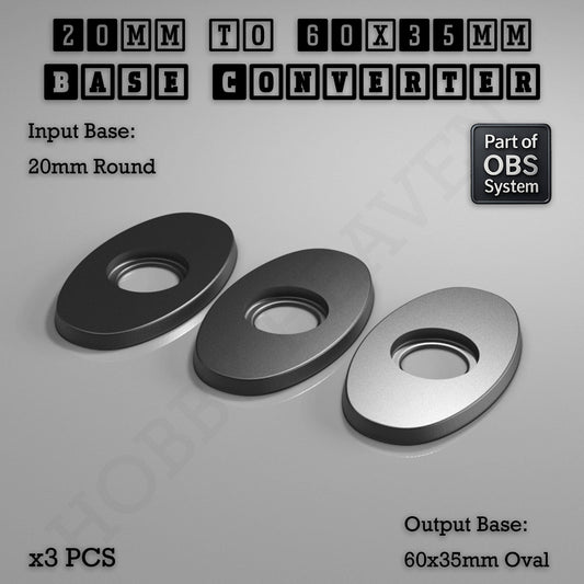 Base Round To Oval Bases Size Converters 3d Print Full Range