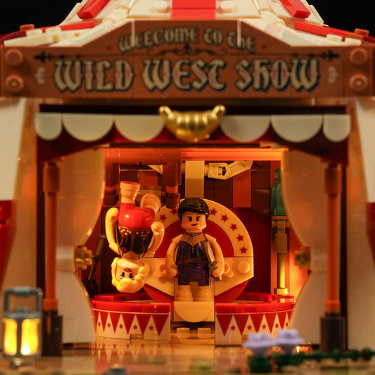 LUMIBRICKS - FUNWHOLE Western Travelling Circus L9079 X004O1AMNH