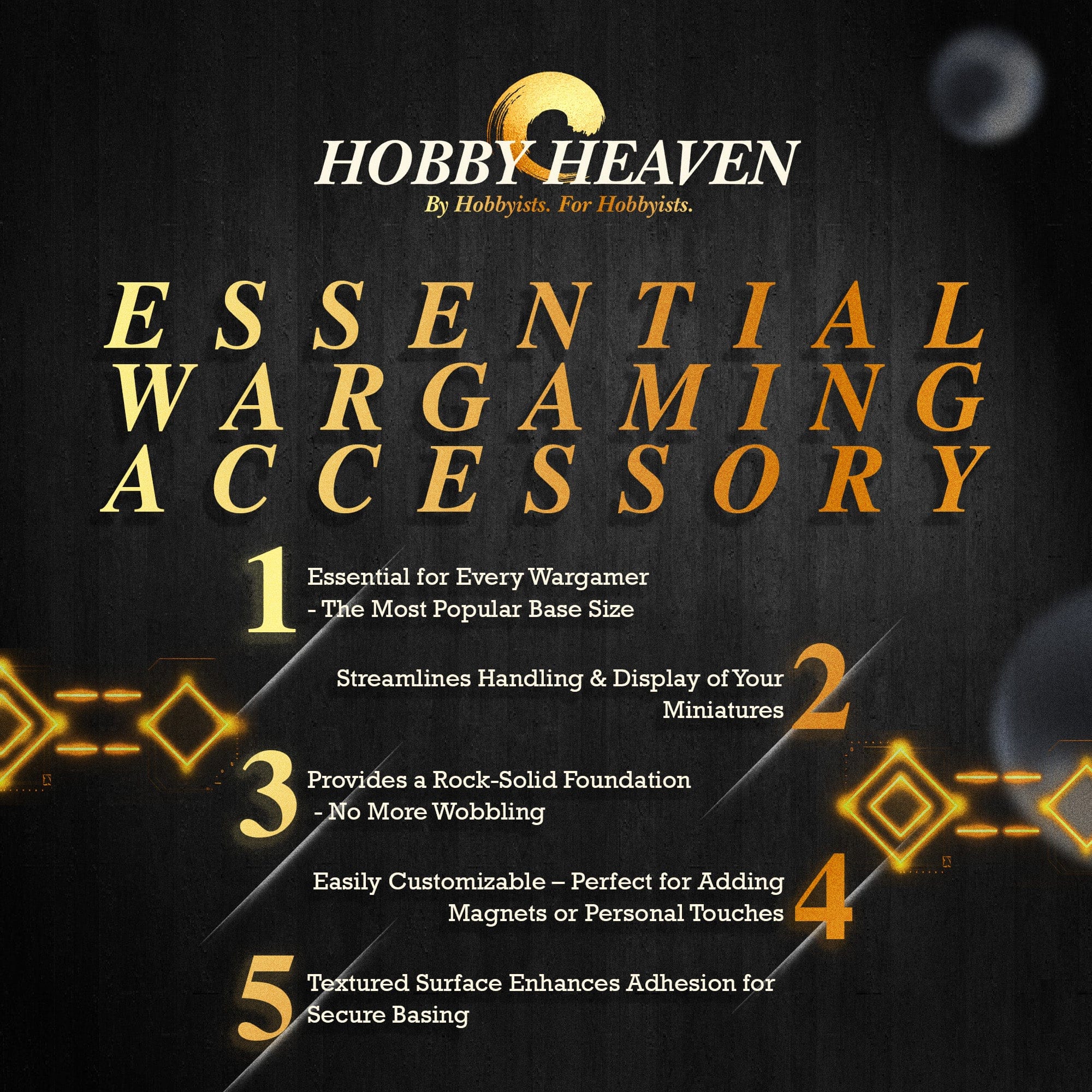 Base 28mm Round Plain Plastic Bases for Wargaming Miniatures | Hobby Heaven