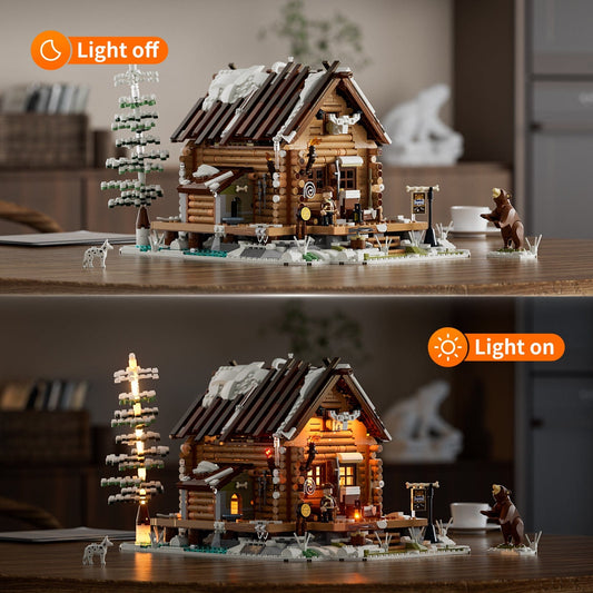 LUMIBRICKS - FUNWHOLE Hunting Cabin F9018 X003XDAGN3