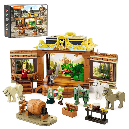 LUMIBRICKS - FUNWHOLE Medieval Troupe Carriage L9063 X004PAQ9DJ