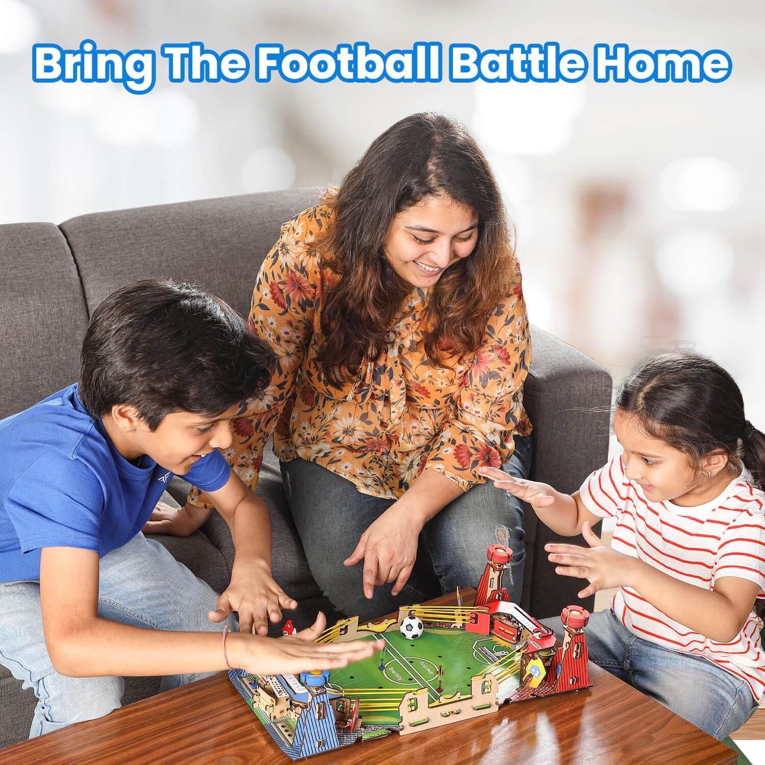 Science & Nature Toys > Science Kits > Home Science Experiments > Smartivity Smartivity Mini Football | Build-It-Yourself Multiplayer STEAM Board Game 8908011797785
