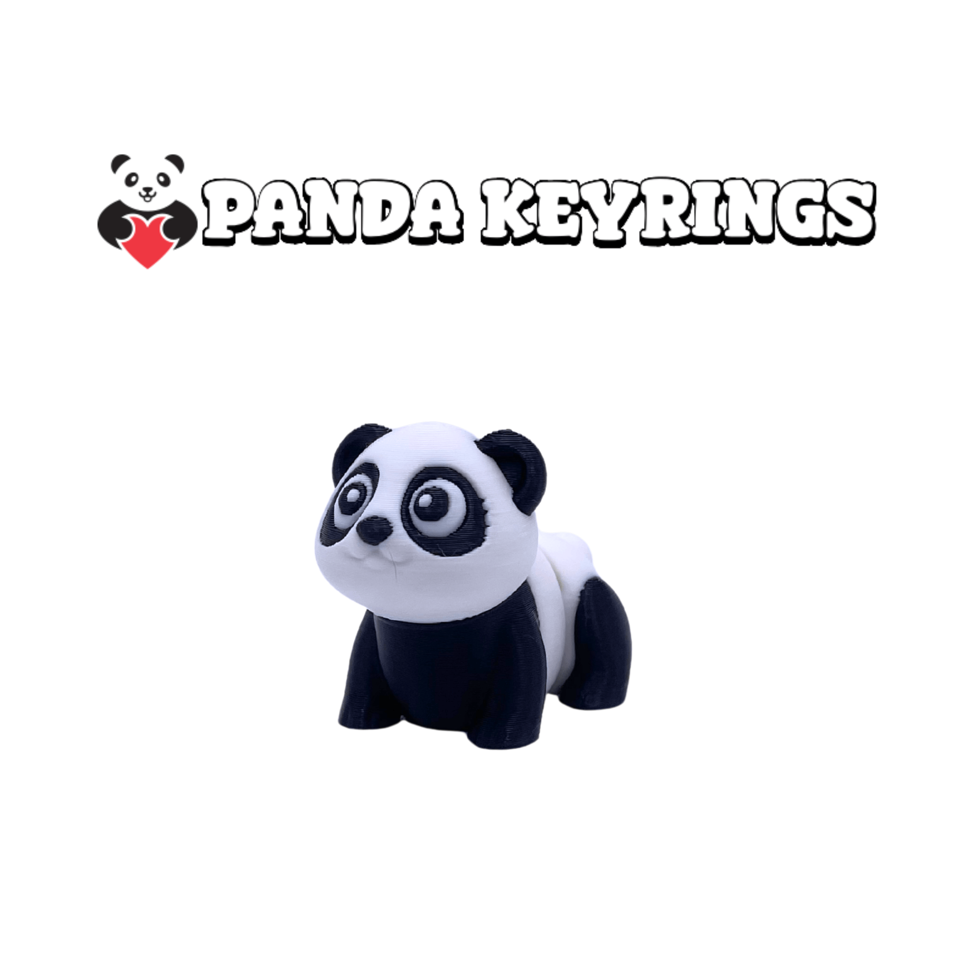 Dans Fidget Foundry Keyring Panda Key Charm