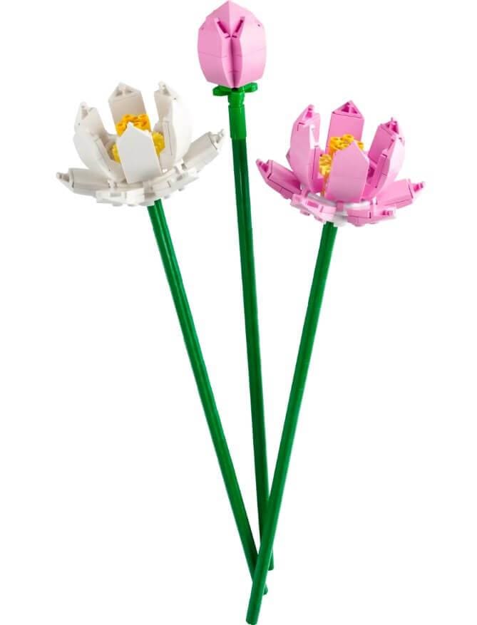 Toys & Games > Toys > Construction Toys > Interlocking Blocks > LEGO > LEGO Flowers Lego Botanicals 40647 Lotus Flowers Building Toy Gift for Ages 8 & Up 673419382380