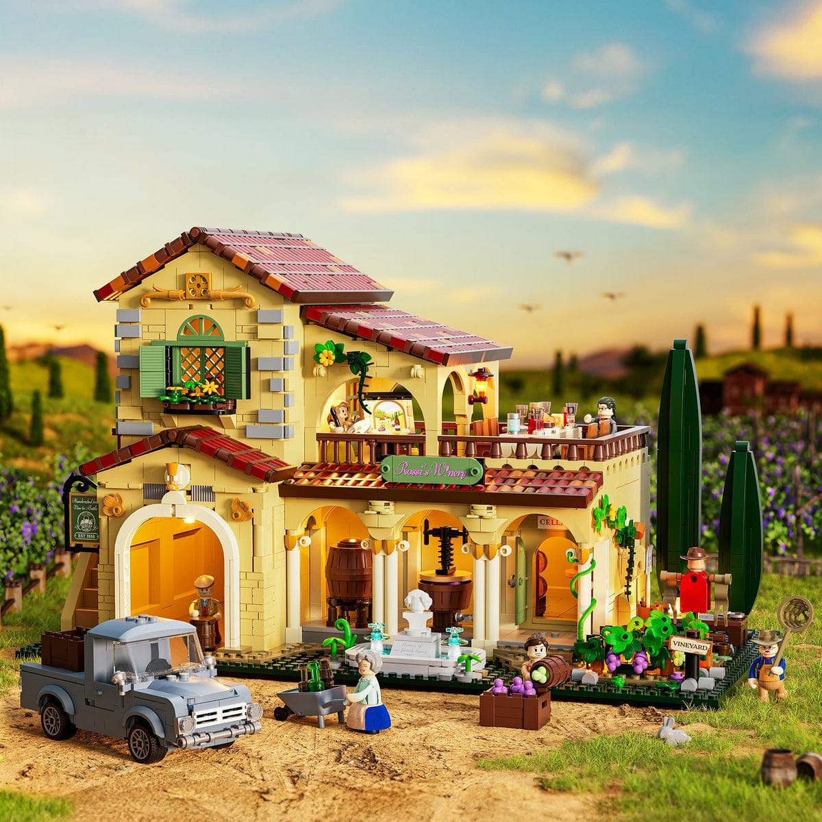 LUMIBRICKS - FUNWHOLE Vineyard Estate L9086 X004QZZD2V