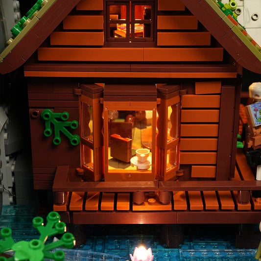 LUMIBRICKS - FUNWHOLE Waterfall Cabin L9083 X004PAHD4D